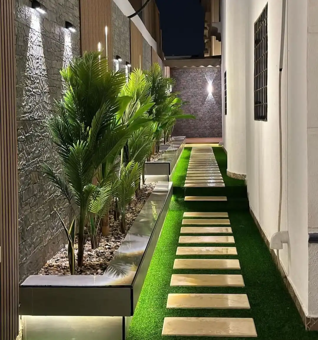 شلال منزلي بتصميم عصري — مشروع في جازان